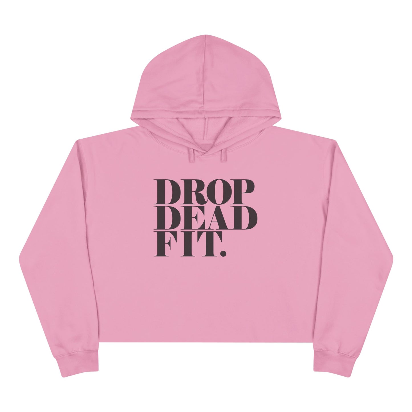 DROPDEADFIT. Crop Hoodie
