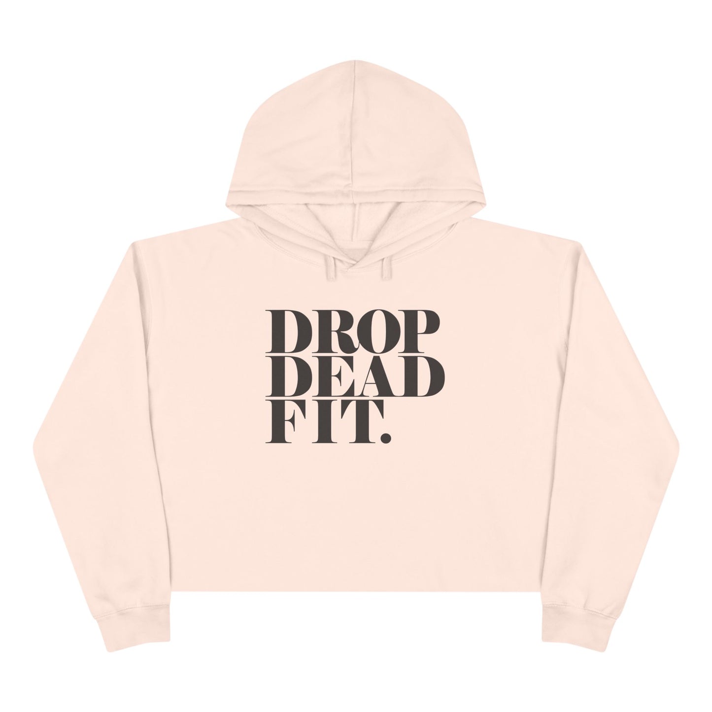 DROPDEADFIT. Crop Hoodie