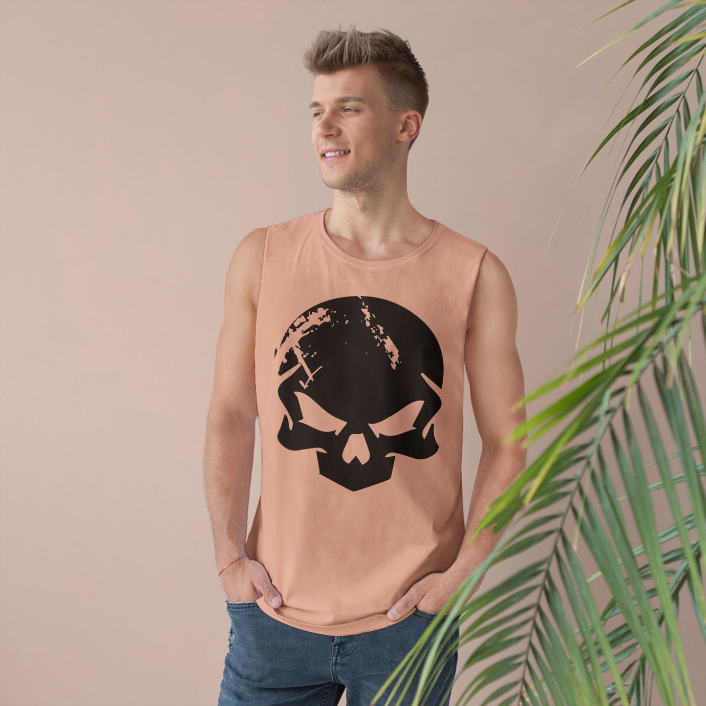 DROPDEADFIT. Unisex Graphic Tank Top, Edgy Workout Wear, Men's Fitness Apparel, Casual Summer Top, Trendy Gym Shirt, Perfect for Active Lifestyle