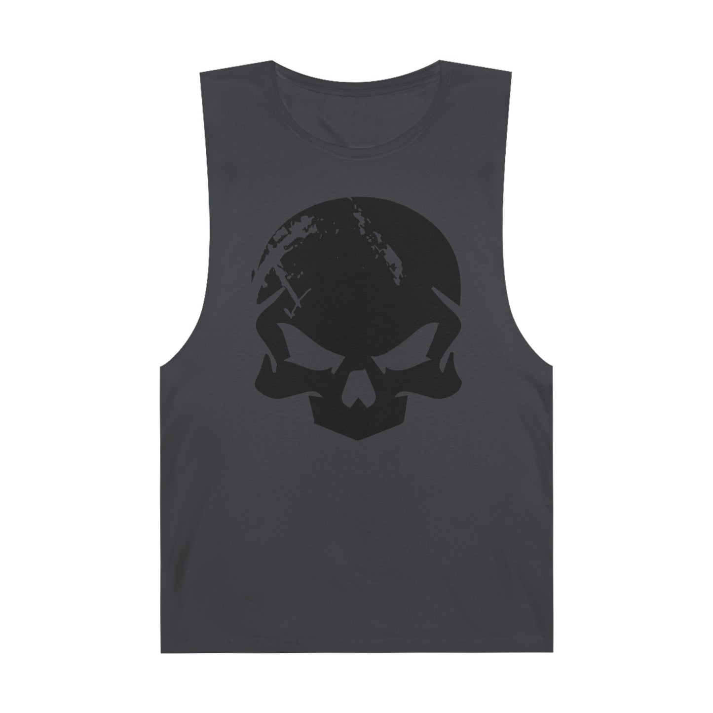 DROPDEADFIT. Unisex Graphic Tank Top, Edgy Workout Wear, Men's Fitness Apparel, Casual Summer Top, Trendy Gym Shirt, Perfect for Active Lifestyle