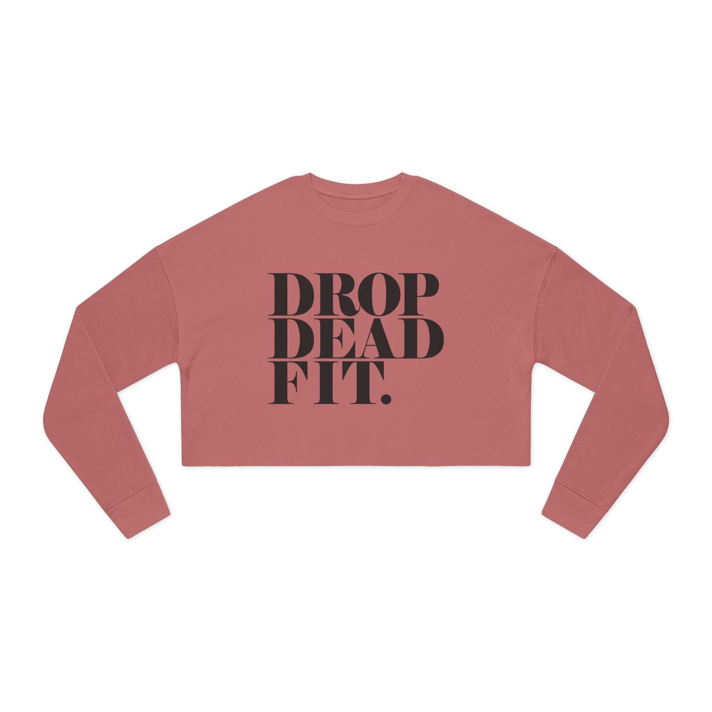 DROPDEADFIT. Women's Cropped Sweatshirt