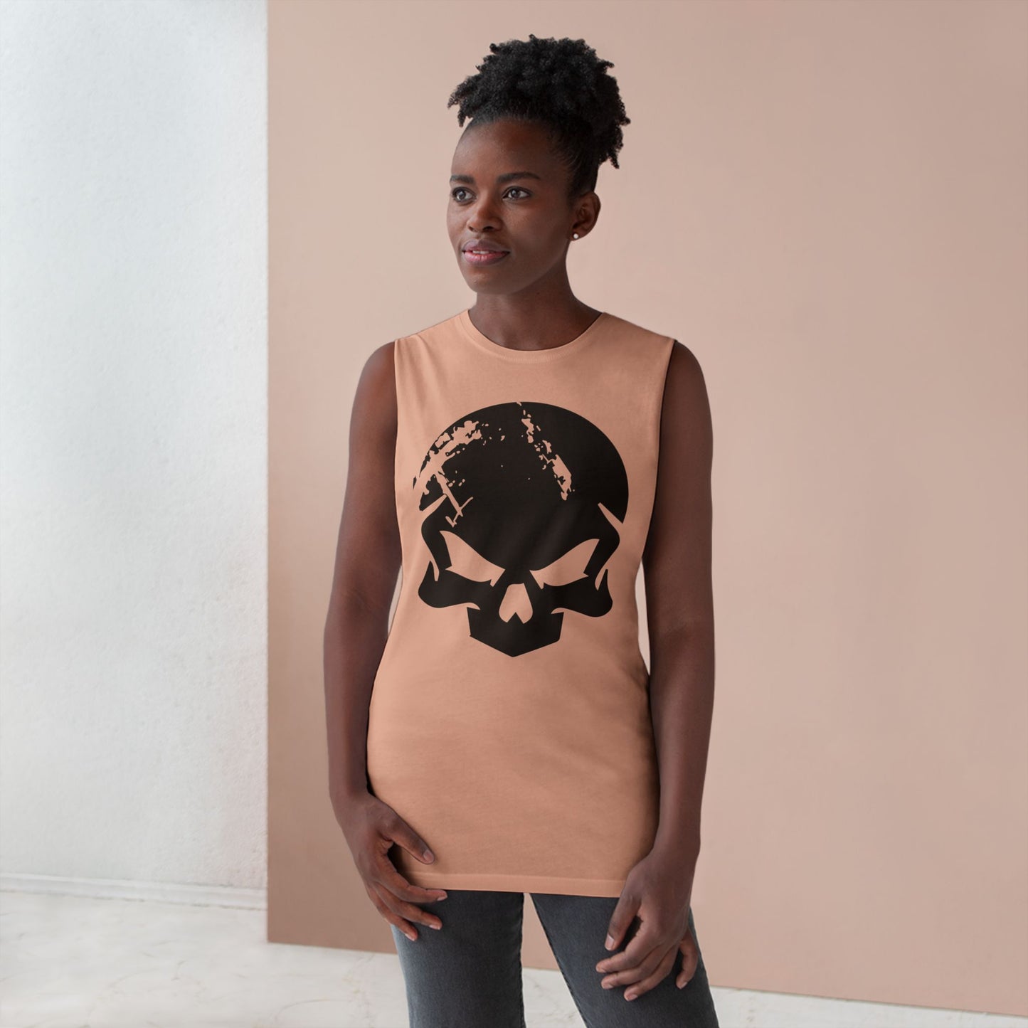 DROPDEADFIT. Unisex Graphic Tank Top, Edgy Workout Wear, Men's Fitness Apparel, Casual Summer Top, Trendy Gym Shirt, Perfect for Active Lifestyle