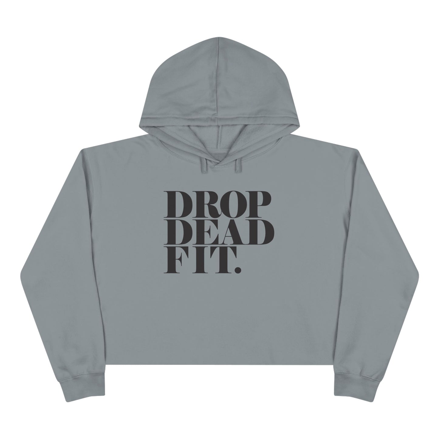 DROPDEADFIT. Crop Hoodie