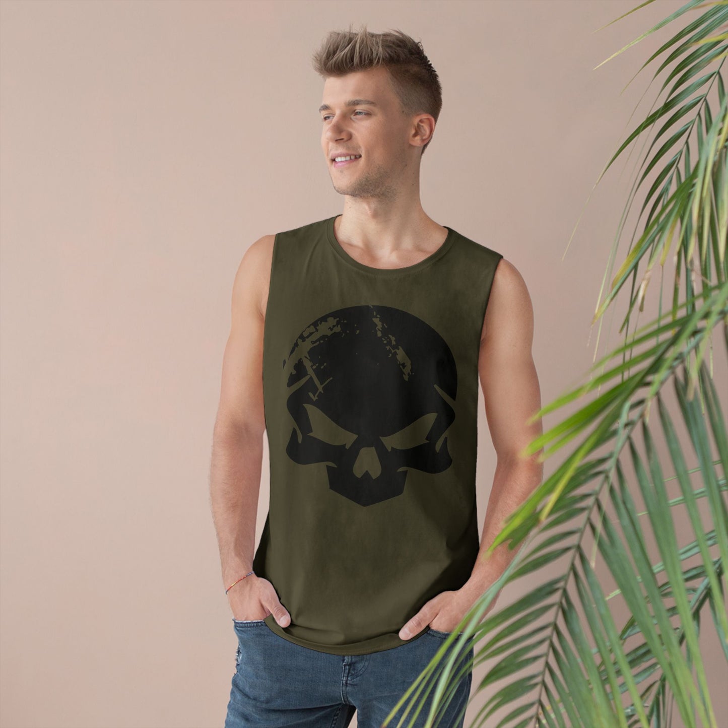 DROPDEADFIT. Unisex Graphic Tank Top, Edgy Workout Wear, Men's Fitness Apparel, Casual Summer Top, Trendy Gym Shirt, Perfect for Active Lifestyle