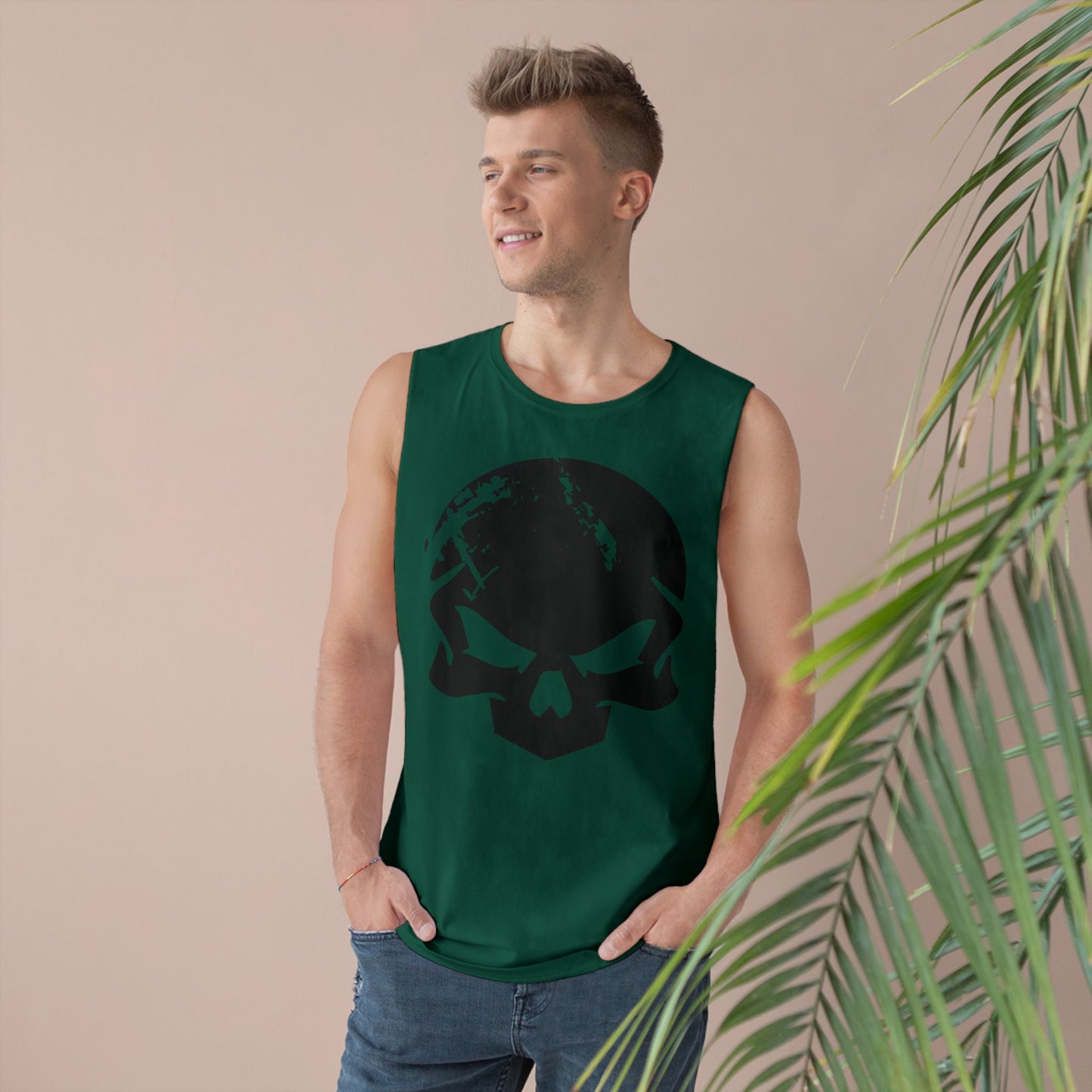 DROPDEADFIT. Unisex Graphic Tank Top, Edgy Workout Wear, Men's Fitness Apparel, Casual Summer Top, Trendy Gym Shirt, Perfect for Active Lifestyle