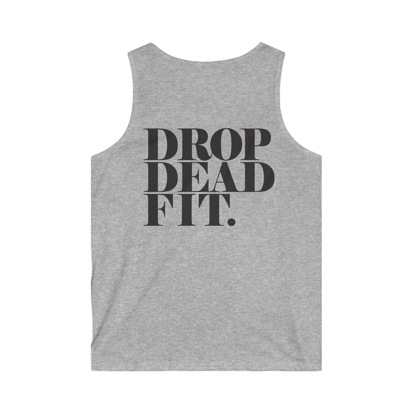 Men's Skull & Typography Tank Top, Fitness Apparel, Casual Wear, Workout Shirt, Summer Attire, Gift for Him