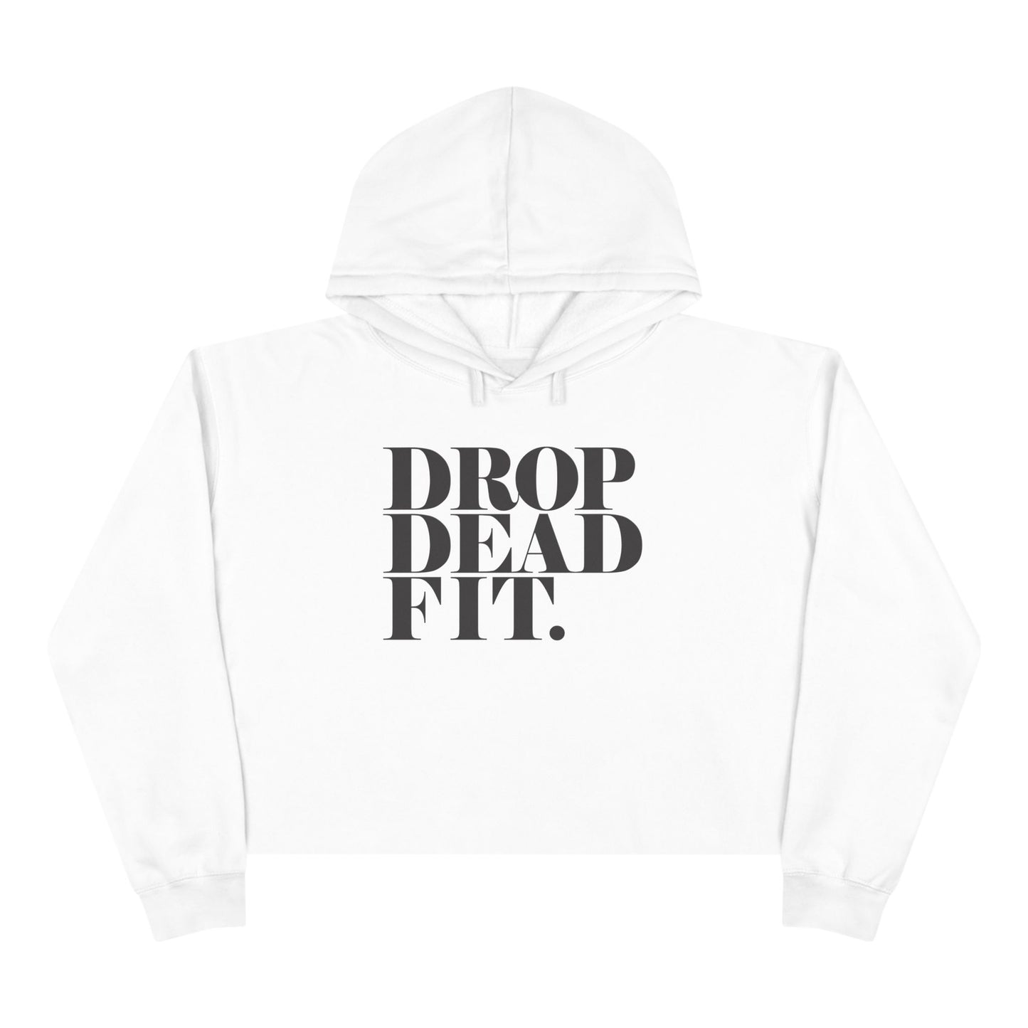 DROPDEADFIT. Crop Hoodie