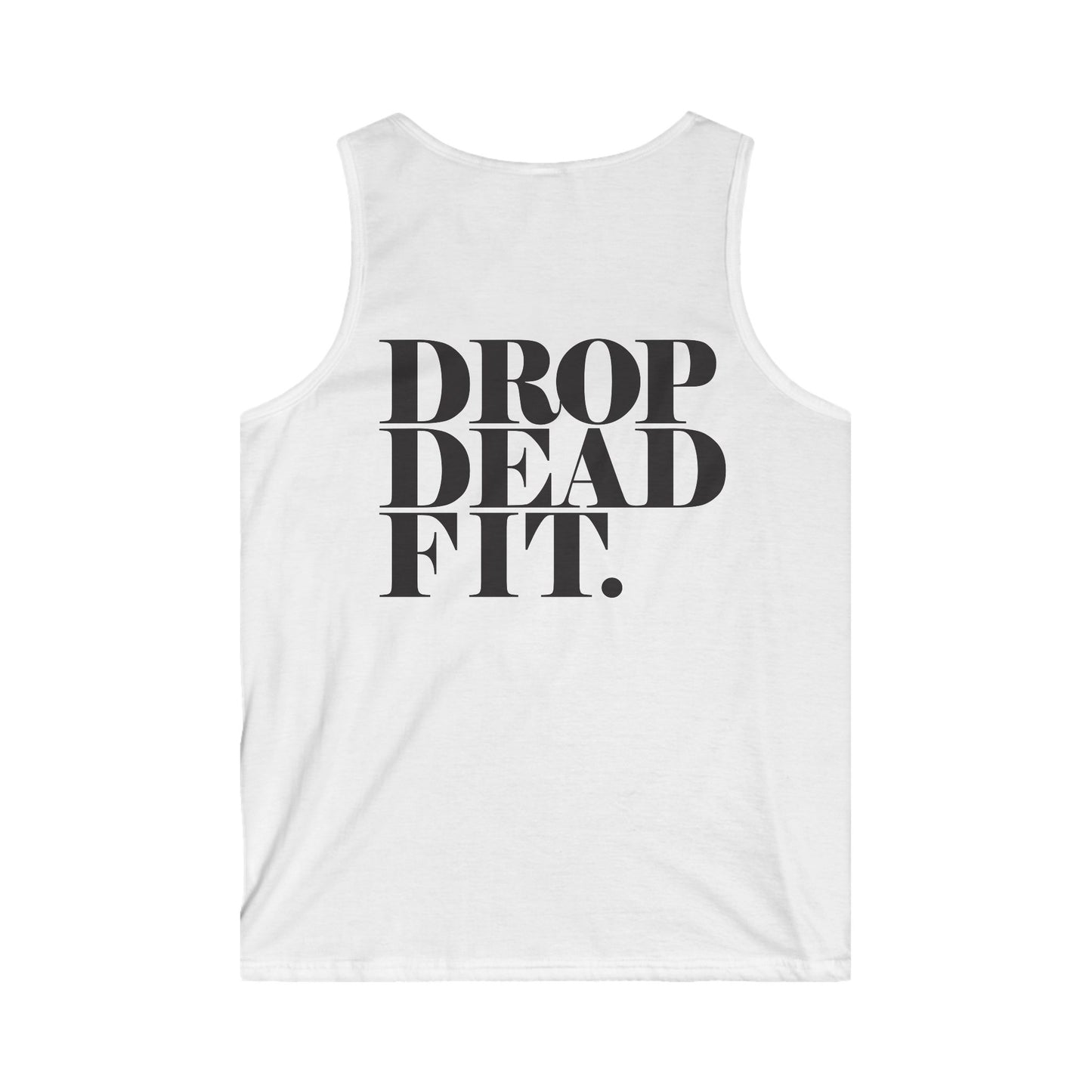 Men's Skull & Typography Tank Top, Fitness Apparel, Casual Wear, Workout Shirt, Summer Attire, Gift for Him