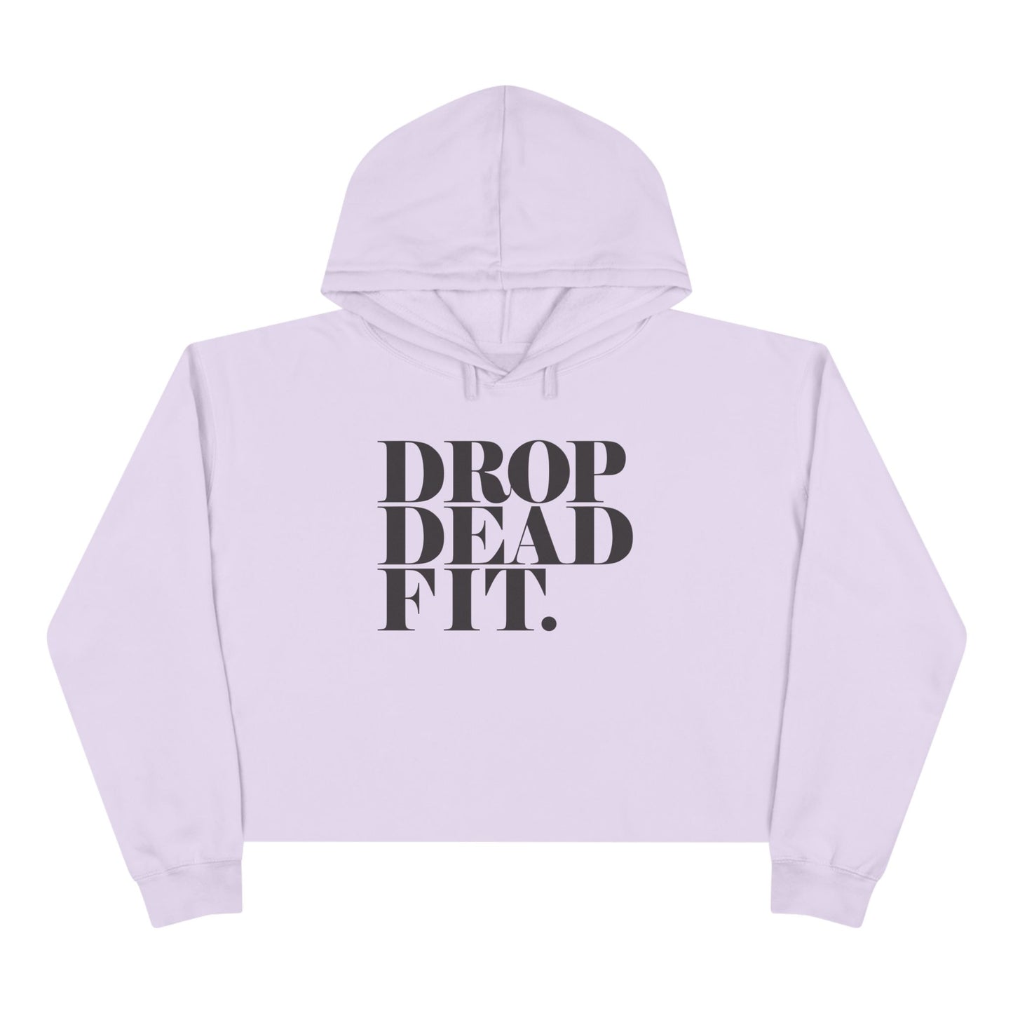 DROPDEADFIT. Crop Hoodie